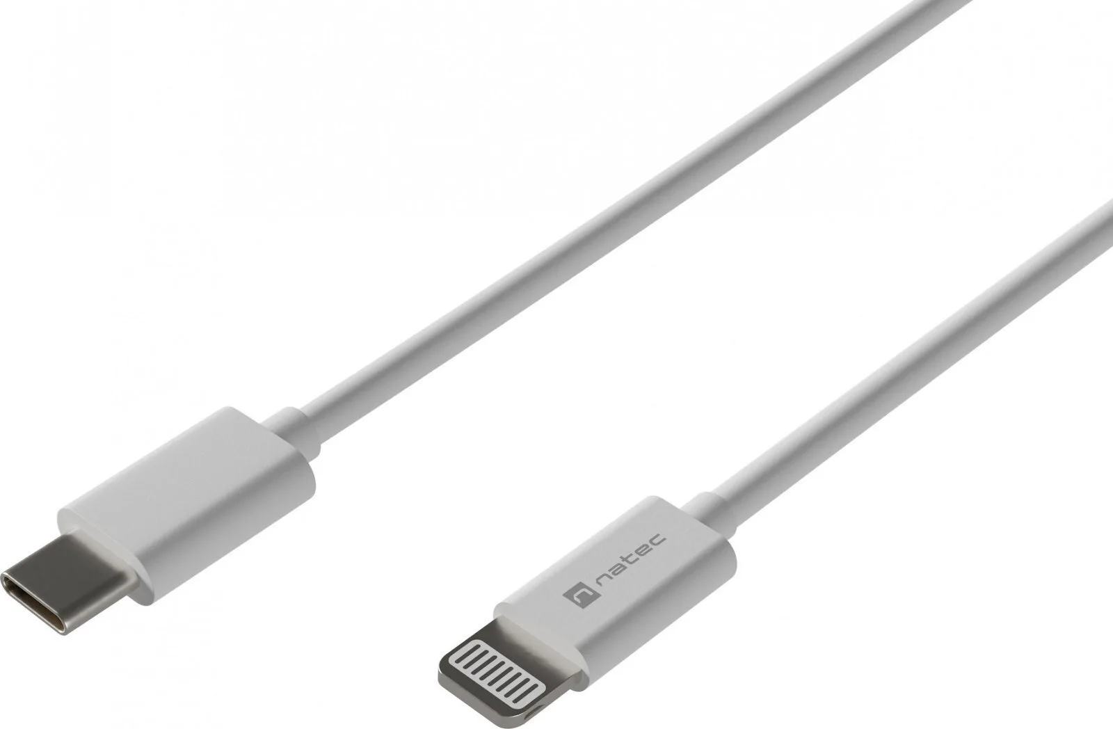 20240920123302_natec_usb_c_to_lightning_cable_leyko_2m_nka_2151 Natec USB-C to Lightning Cable Λευκό 2m (NKA-2151) - Image 1