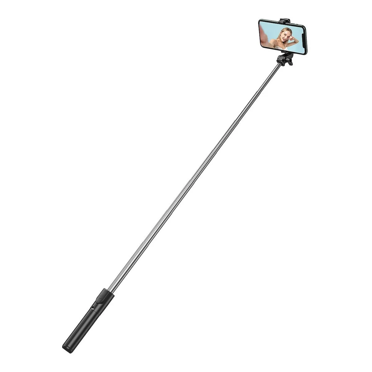 20240920131731_hurtel_selfie_stick_me_mayro Hurtel Selfie Stick με Bluetooth / Τηλεχειριστήριο Μαύρο - Image 1