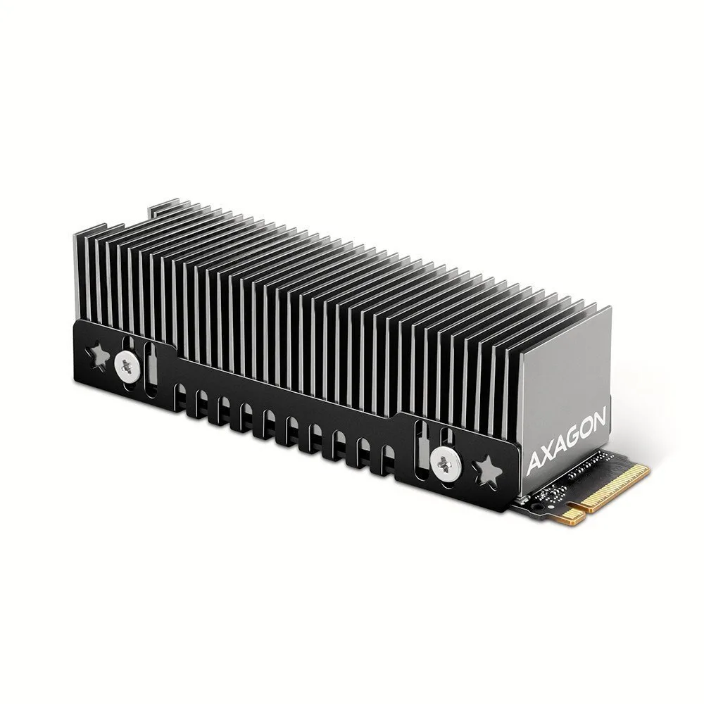 20240920133634_axagon_m_2_ssd_passive_cooler_aluminum_clr_m2xt Axagon M.2 Ssd Passive Cooler Aluminum Γκρι CLR-M2XT - Image 1