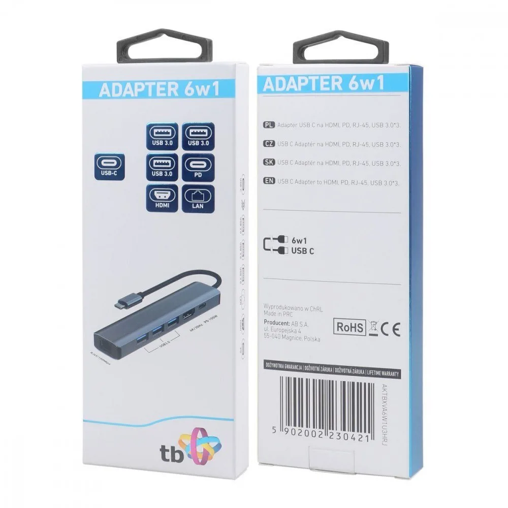 USB-C Docking Station με HDMI 4K PD Ethernet Γκρι - Image 1