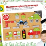 Lena Παιδική Χειροτεχνία Hammering Set - Vehicles για Παιδιά 3+ Ετών