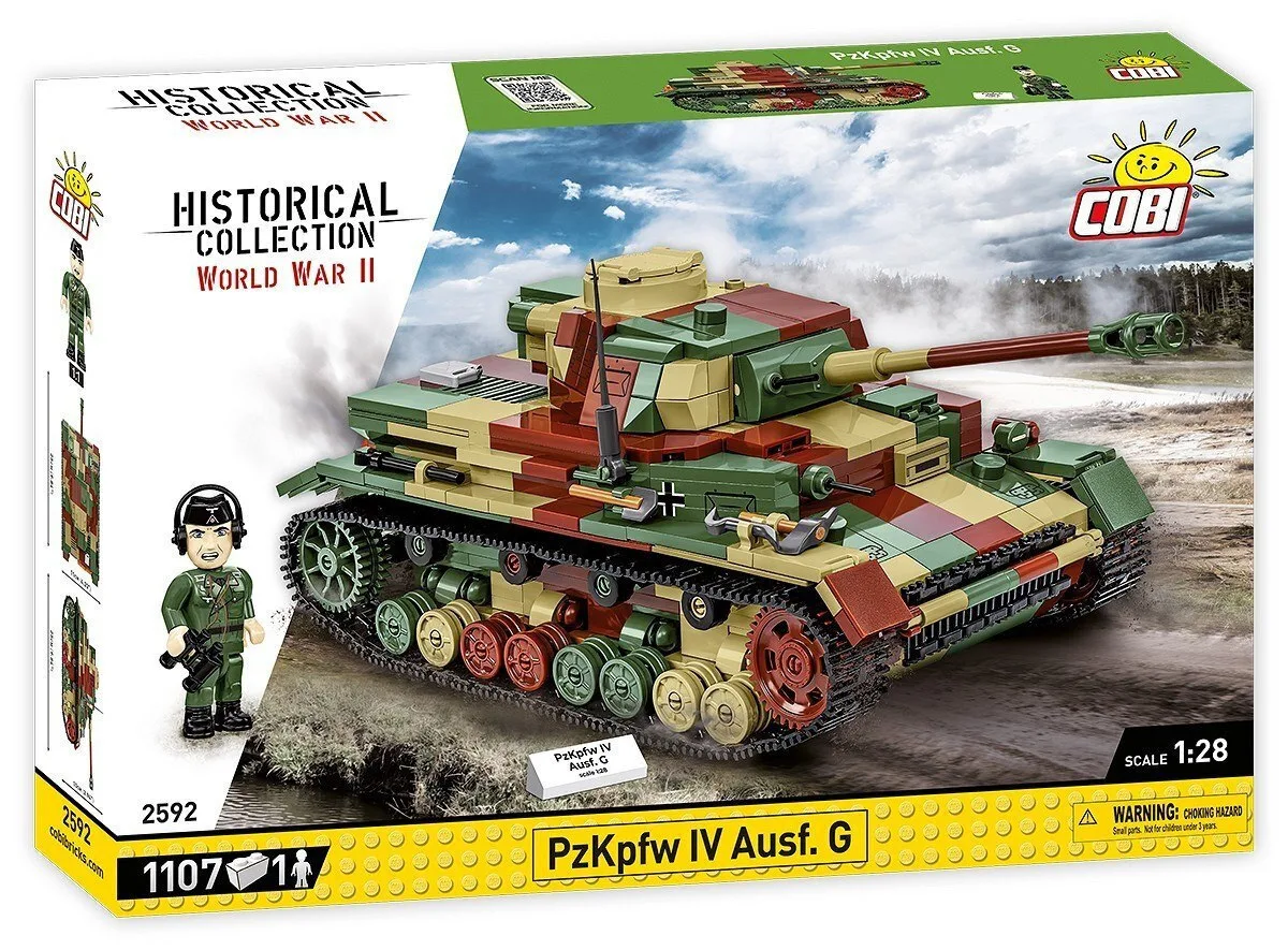 20240925150844_cobi_touvlakia_wwii_pzkpfw_iv_ausf_g_gia_10_eton_1107tmch Cobi Τουβλάκια Wwii Pzkpfw Iv Ausf.g για 10+ Ετών 1107τμχ - Image 1