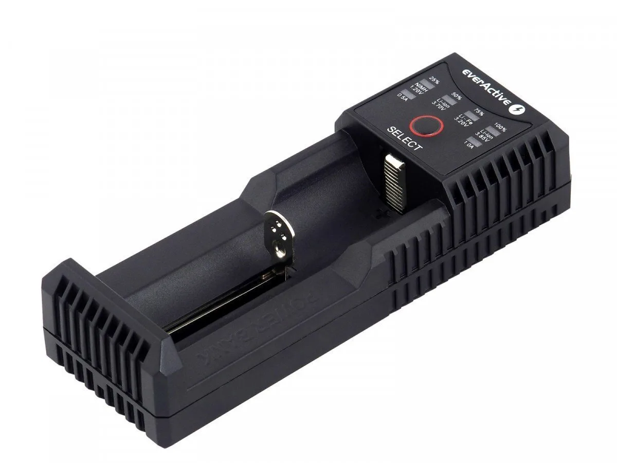 everActive UC-100C Φορτιστής Μπαταριών Li-ion/Ni-MH Μεγέθους 18650/21700/16340/26650/14500 - Image 1