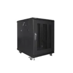 Lanberg Επιδαπέδια Καμπίνα Rack 15U Μαύρο FF01-6815-23B