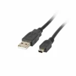 Lanberg USB 2.0 Cable USB-A male - mini USB-B male 1.8m (CA-USBK-10CC-0018-BK)