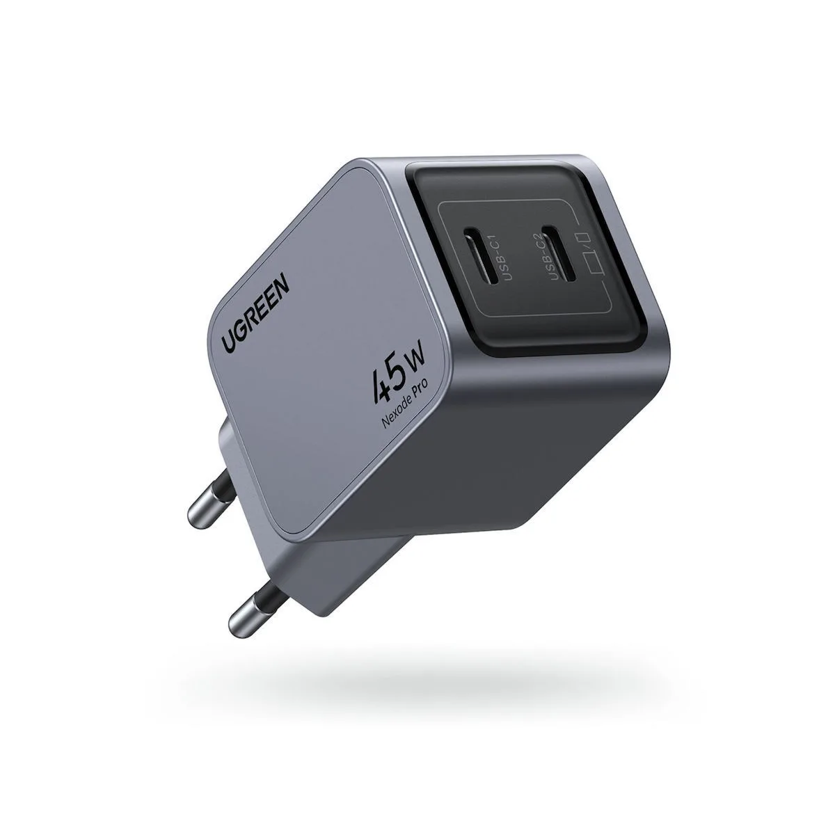 20241007141542_ugreen_fortistis_choris_kalodio_gan_me_2_thyres_usb_c_45w_gri_nexode_pro Ugreen Φορτιστής Χωρίς Καλώδιο GaN με 2 Θύρες USB-C 45W Power Delivery / Quick Charge 3.0 Γκρι (Nexode Pro) - Image 1