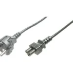 Digitus Schuko - IEC C5 Cable 0.75m Μαύρο AK-440115-008-S