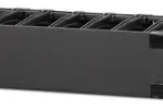Apc Horizontal Cable Manager Single-sided Cover Cable Management Panel Black 2u 19" Smart-ups X 3000va Short Depth Tower Rack Lcd