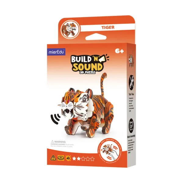 3d Puzzle Sounds Tiger Build N Sound