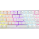 White Shark Shinobi GK-2022 Gaming Μηχανικό Πληκτρολόγιο 60% με Outemu Brown διακόπτες και RGB φωτισμό (Αγγλικό US) Λευκό