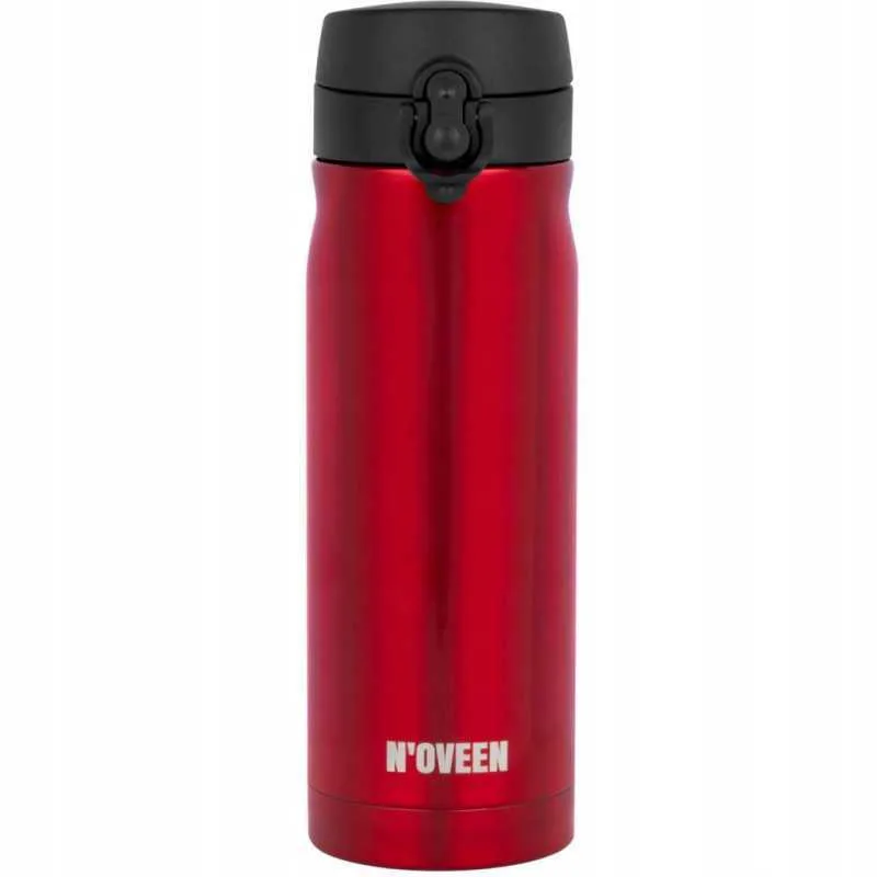 20241113165259_n_oveen_mpoukali_thermos_se_kokkino_chroma_0_4lt N'Oveen Μπουκάλι Θερμός Ανοξείδωτο 400ml Κόκκινο με Επιστόμιο TB825 - Image 1