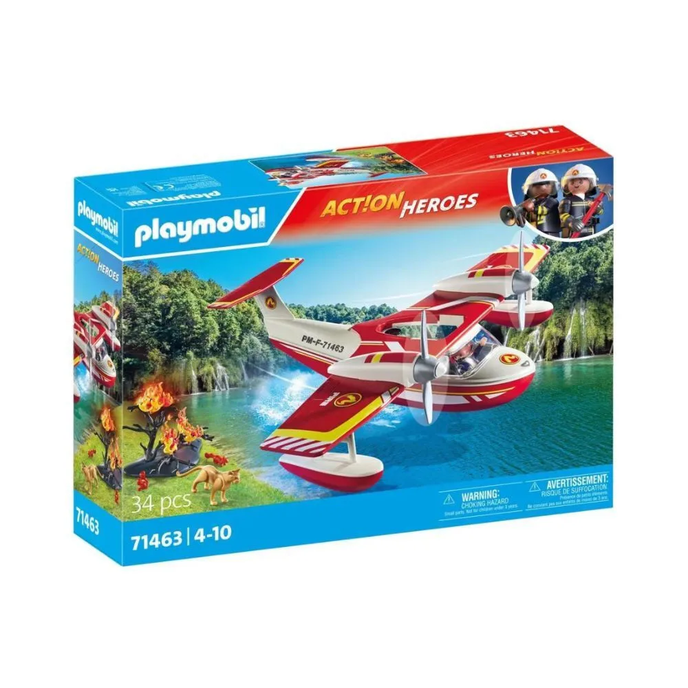20241121165725_playmobil_action_heroes_pyrosvestiko_ydroplano_gia_4_10_eton_71463 Playmobil Action Heroes Πυροσβεστικό Υδροπλάνο για 4-10 ετών 71463 - Image 1