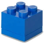 LEGO Mini Πλαστικό Παιδικό Δοχείο Φαγητού Μπλε 40111731