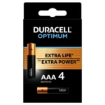 Duracell Optimum Αλκαλικές Μπαταρίες AAA 1.5V 4τμχ 6479688