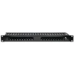 Organizer Qoltec Ατσάλινη Διάταξη Καλωδίων Ντουλάπια Rack 19" 24 Θυρών 1u Μαύρο 14133156 5901878545141