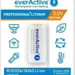 everActive Επαναφορτιζόμενη Μπαταρία 16340 Li-ion 700mAh 3V 1τμχ