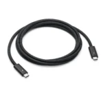 Apple USB 4 Cable USB-C male - Thunderbolt 4 100W Μαύρο 1.8m (MW5J3ZM/A)