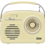 Eltra Luiza Retro Sp-11 Retro Φορητό Ραδιόφωνο Μπαταρίας με USB Μπεζ