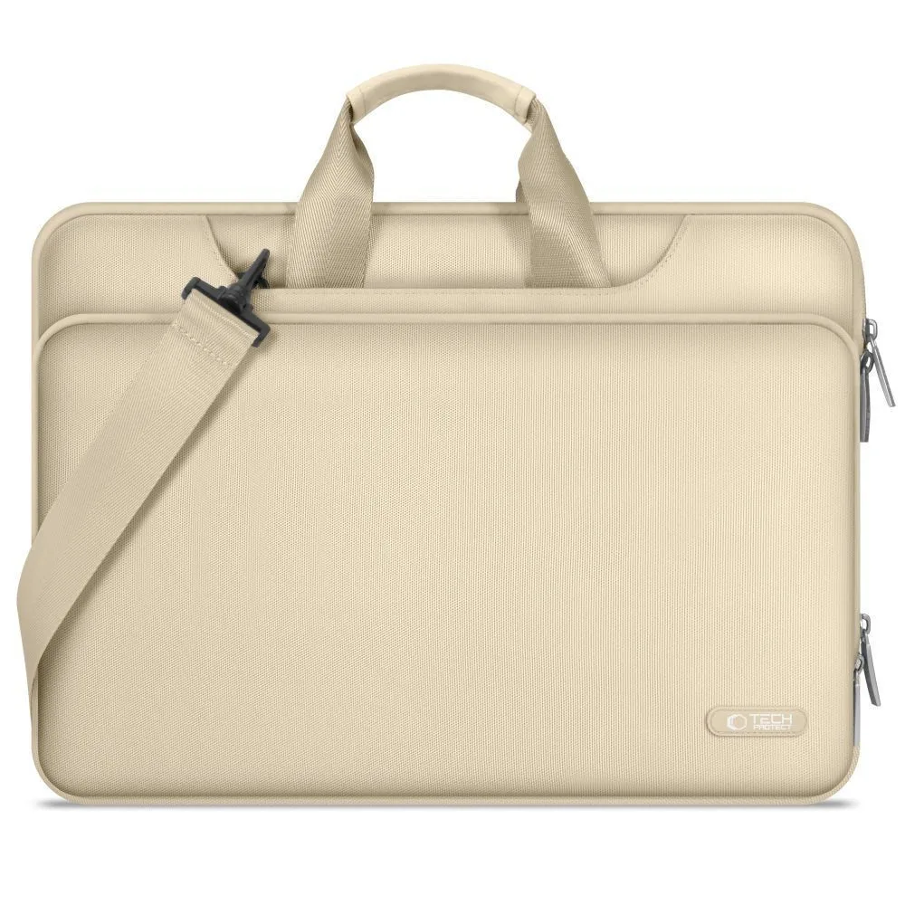 Tech-Protect Pocket Τσάντα για Laptop 16" σε Μπεζ χρώμα - Image 1