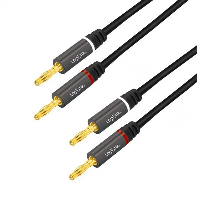 LogiLink Καλώδιο 3.5mm male - 3.5mm male Μαύρο 5m (CA1211) - Image 1