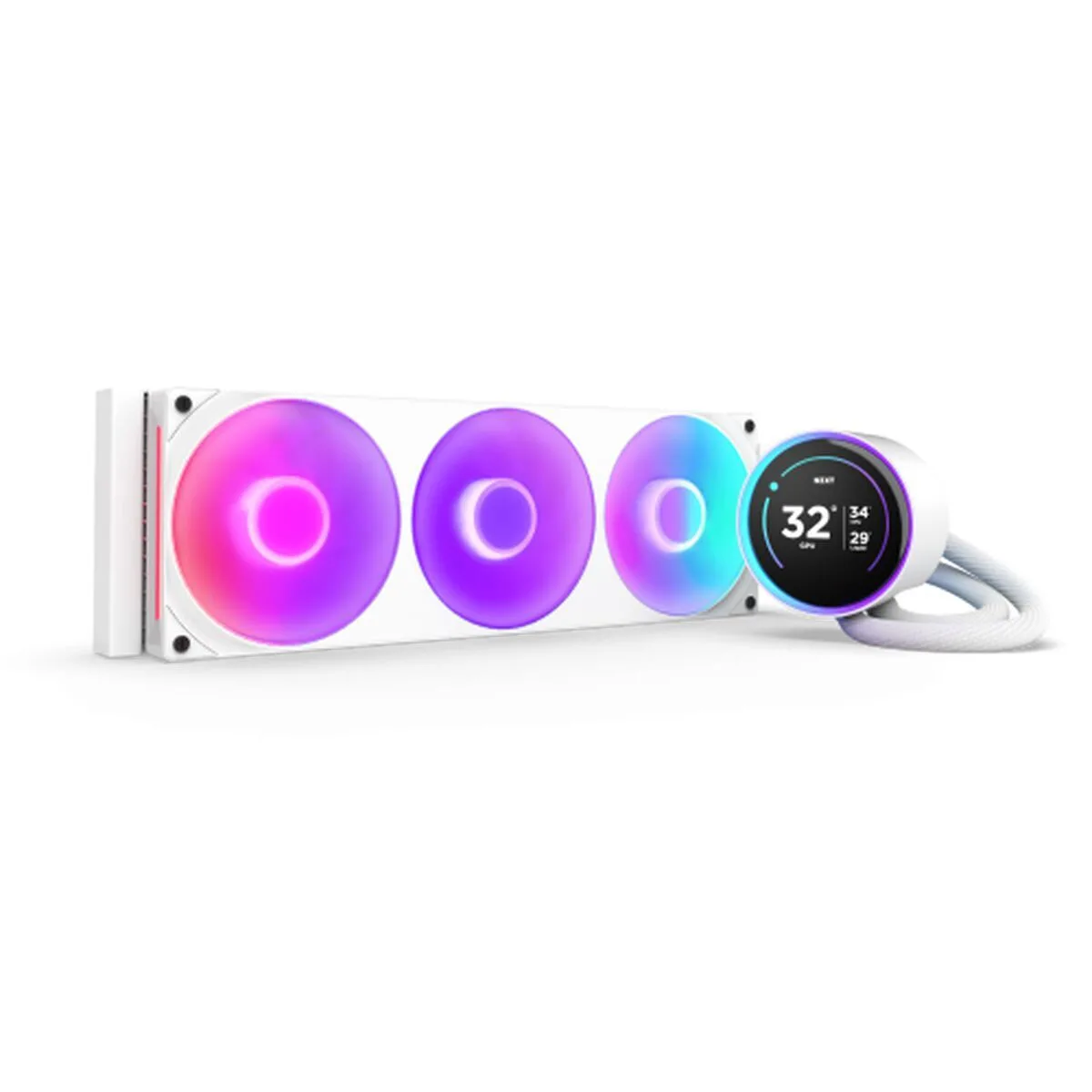 20250116162017_nzxt_kraken_elite_360_rgb_ydropsyxi_epexergasti_triplou_anemistira_120mm_gia_socket_am4_am5_1700_1200_115x_leyki NZXT Kraken Elite 360 RGB Υδρόψυξη Επεξεργαστή Τριπλού Ανεμιστήρα 120mm για Socket AM4/AM5/1700/1200/115x Λευκή - Image 1