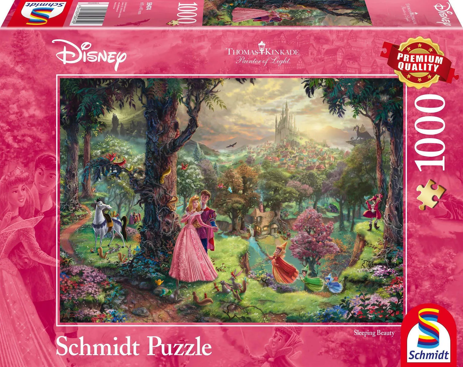 20250117130754_puzzle_kinkade_disney_sleeping_beauty_2d_1000_kommatia_59474 Puzzle Kinkade: Disney: Sleeping Beauty 2D 1000 Κομμάτια 59474 - Image 1