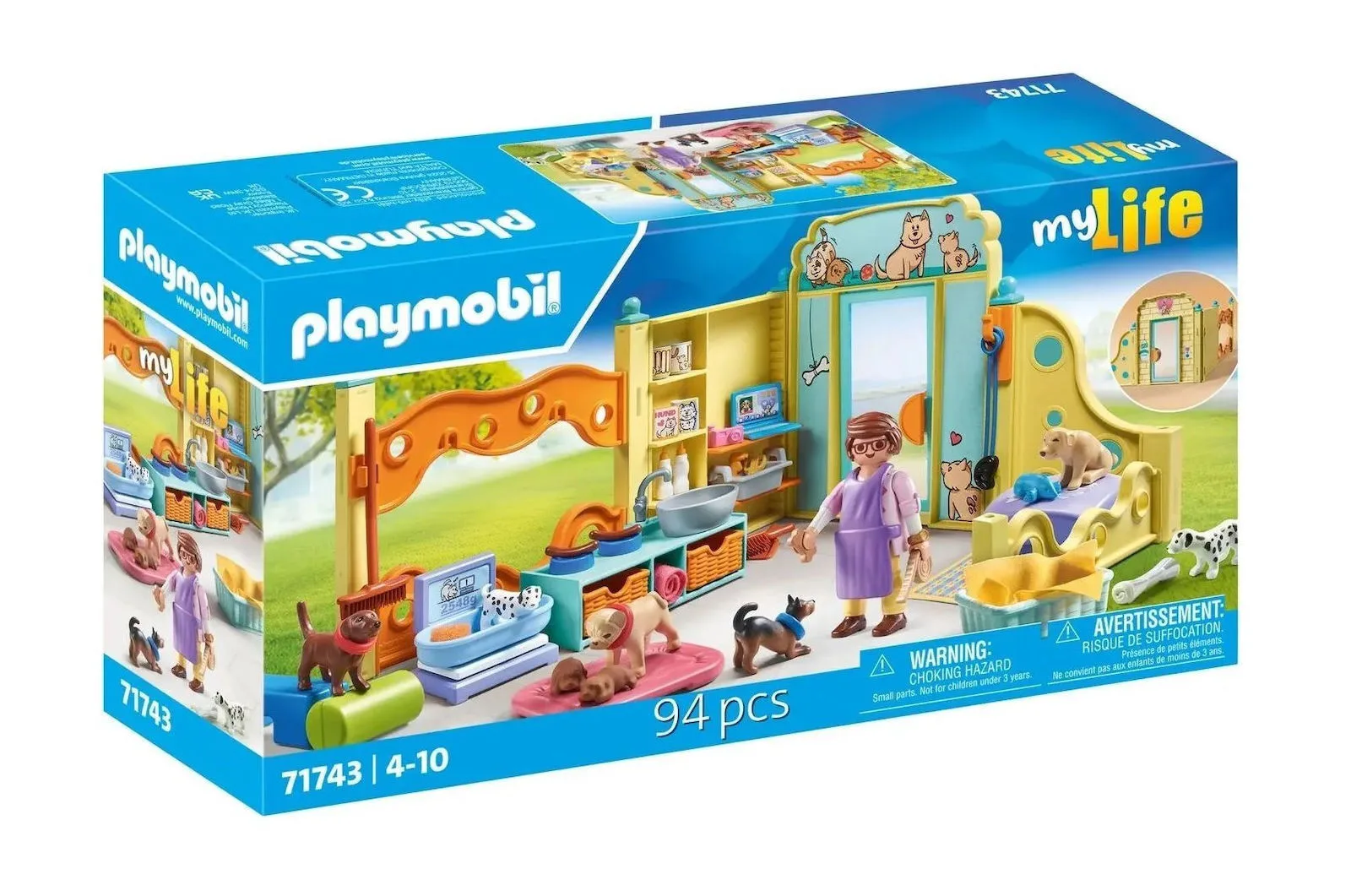 Playmobil MyLife Σταθμός Φροντίδας Κουταβιών για 4-10 ετών 71743 - Image 1