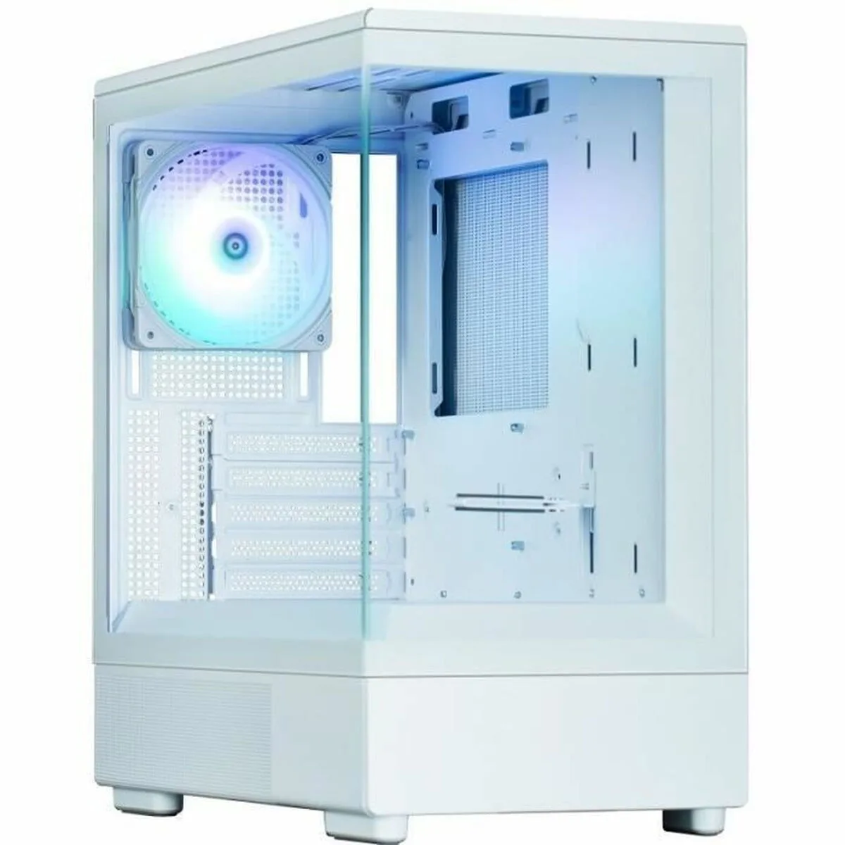 20250124113327_zalman_p10_mini_tower_kouti_ypologisti_me_plaino_parathyro_kai_rgb_fotismo_leyko Zalman P10 Gaming Mini Tower Κουτί Υπολογιστή με Πλαϊνό Παράθυρο και RGB Φωτισμό Λευκό - Image 1