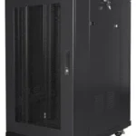 Lanberg Επιδαπέδια Καμπίνα Rack 22U Μαύρο
