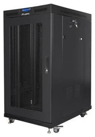 20250205105457_lanberg_epidapedia_kampina_rack_22u_mayro Lanberg Επιδαπέδια Καμπίνα Rack 22U Μαύρο - Image 1