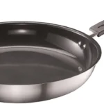 Fiskars Τηγάνι από Ανοξείδωτο Ατσάλι Με Καπάκι με Αντικολλητική Επίστρωση 28cm 1072312