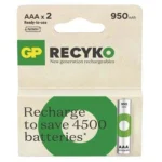 Genius Pack Επαναφορτιζόμενες Μπαταρίες AAA Ni-MH 950mAh 1.2V 2τμχ