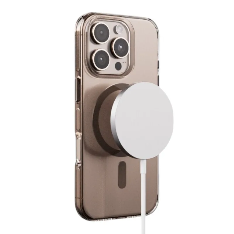 20250225114333_crong_clear_mag_pro_iphone_16_pro_magsafe_case_desert Crong Clear Mag Pro Iphone 16 Pro Magsafe Case Desert - Image 1