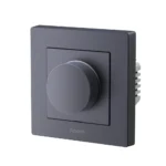 Aqara Χωνευτός Διακόπτης Dimmer με Πλαίσιο Universal Περιστροφικός 300W σε Γκρι Χρώμα H2DIM-G
