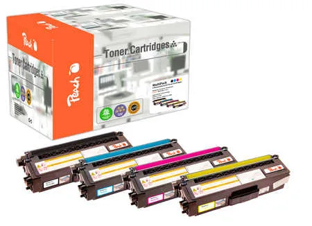 Peach Συμβατό Μελάνι Εκτυπωτή InkJet 6500 Σελίδων Μαύρο 4τμχ PT798 - Image 1