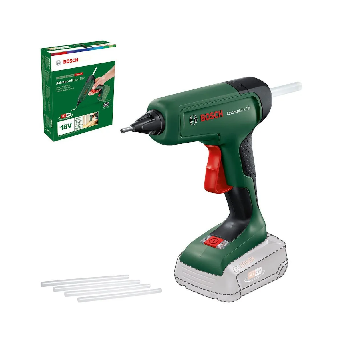 20250307160649_bosch_0603264800_pistoli_thermokollisis_18v_solo_gia_ravdous_silikonis_11mm Bosch 0603264800 Πιστόλι Θερμοκόλλησης 18V Solo για Ράβδους Σιλικόνης 11mm - Image 1