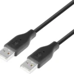TB Touch USB 2.0 Cable USB-A male - USB-A male Μαύρο 1.8m (AKTBXKU1PAAW18B)
