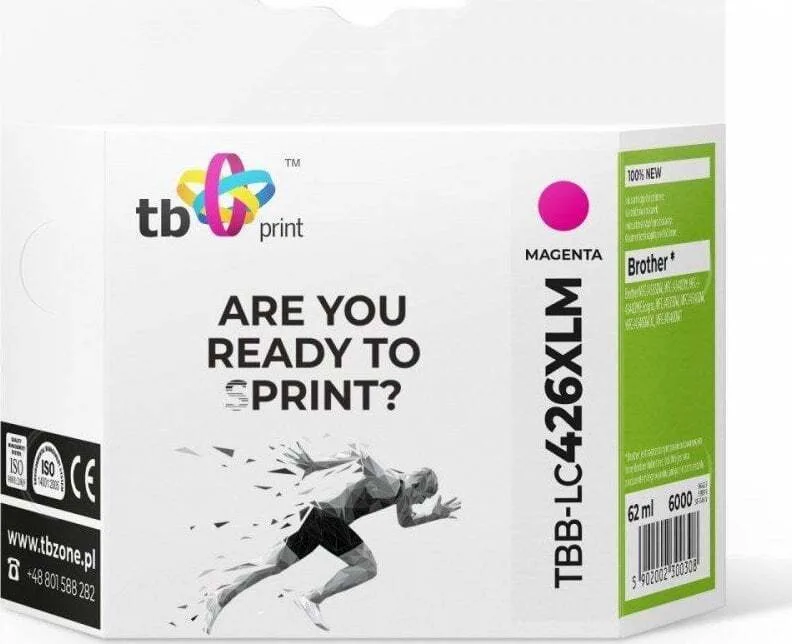 TB Print Συμβατό Μελάνι Εκτυπωτή InkJet Brother LC426XLM Ματζέντα 1τμχ TBB-LC426XLM - Image 1