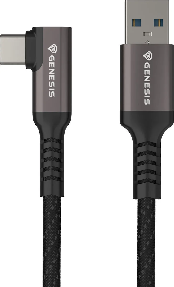 Genesis USB 2.0 Cable USB-C male - USB-A 15W Μαύρο 3m NVC-2220 - Image 1