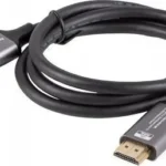 Προσαρμογέας Καλωδίου Lanberg Displayport M > Hdmi M 1,8m 4k Μαύρο-ασημί