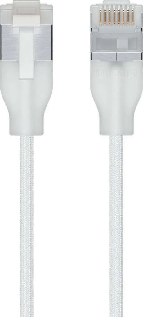 20250313105959_ubiquiti_u_utp_cat_6a_kalodio_diktyou_ethernet_2m_1tmch_uacc_cable_patch_el_c6a_2m_w Ubiquiti U/UTP Cat.6a Καλώδιο Δικτύου Ethernet 2m Λευκό 1τμχ (UACC-CABLE-PATCH-EL-C6A-2M-W) - Image 1