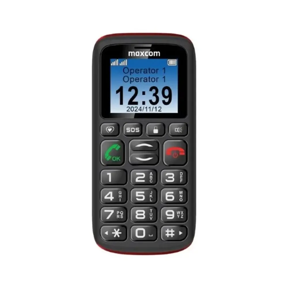 20250313161235_maxcom_mm428l_dual_sim_kinito_me_megala_koumpia_mayro MaxCom MM428L Dual SIM Κινητό με Μεγάλα Κουμπιά Μαύρο - Image 1