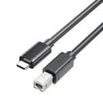 Unitek USB 2.0 Cable USB-C male - USB-B Μαύρο 5m C14140ABK-5M