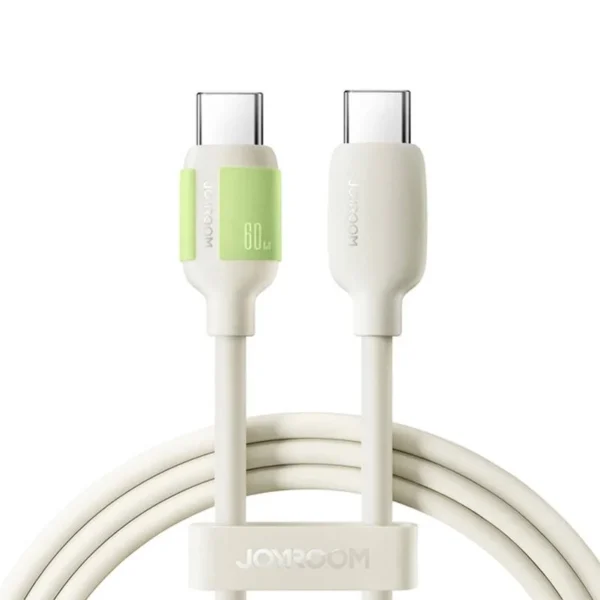 Joyroom S-A53 USB 2.0 Cable USB-C male - USB-C 60W Μπεζ 1.2m