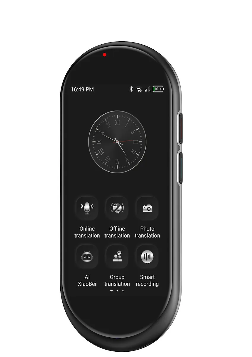 Translator Ai Maxcom Mtalk Mt100 Wi-fi 4g Sim 4.1 Inch Display 1500 Mah Up To 6 Hours Battery Life Black - Image 1