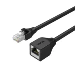 Unitek U/FTP (STP) Cat.6 Καλώδιο Δικτύου Ethernet 0.5m Μαύρο 1τμχ C1896BK-0