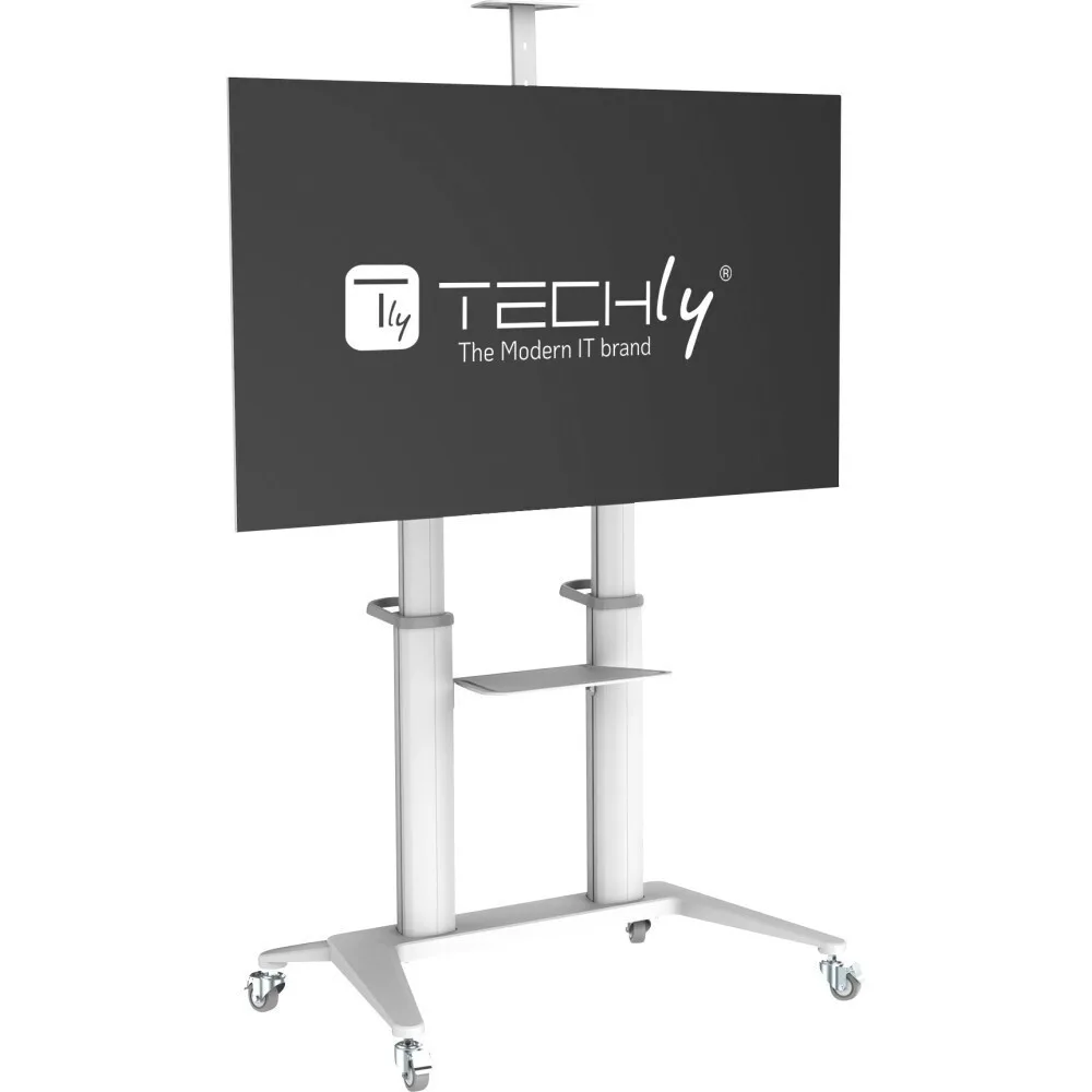 20250327170815_techly_ica_tr49w_vasi_tileorasis_dapedou_eos_120_kai_140kg Techly ICA-TR49W Βάση Τηλεόρασης Δαπέδου έως 120" και 140kg - Image 1