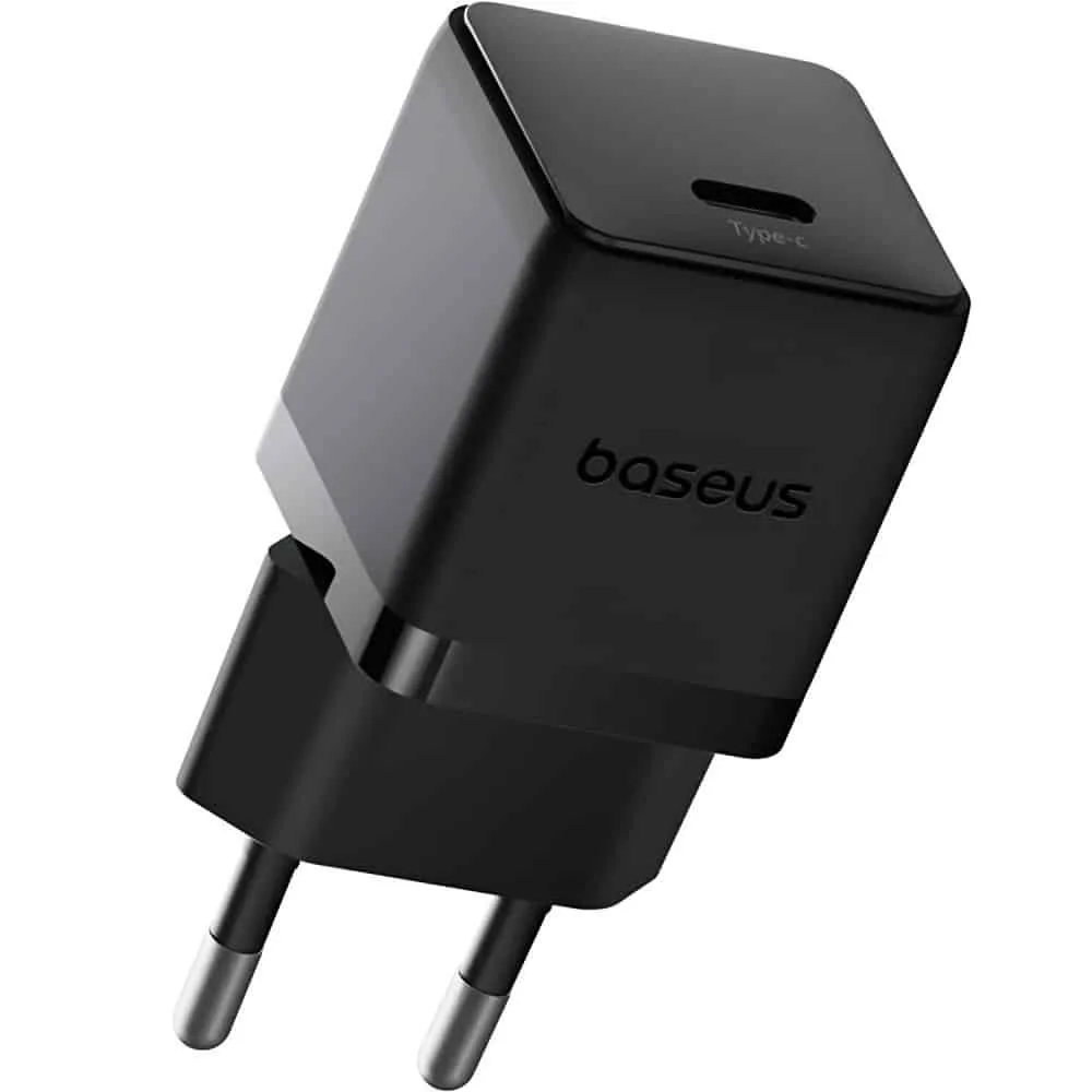 Baseus Φορτιστής Χωρίς Καλώδιο με Θύρα USB-C 20W Power Delivery Μαύρος (Palm) - Image 1