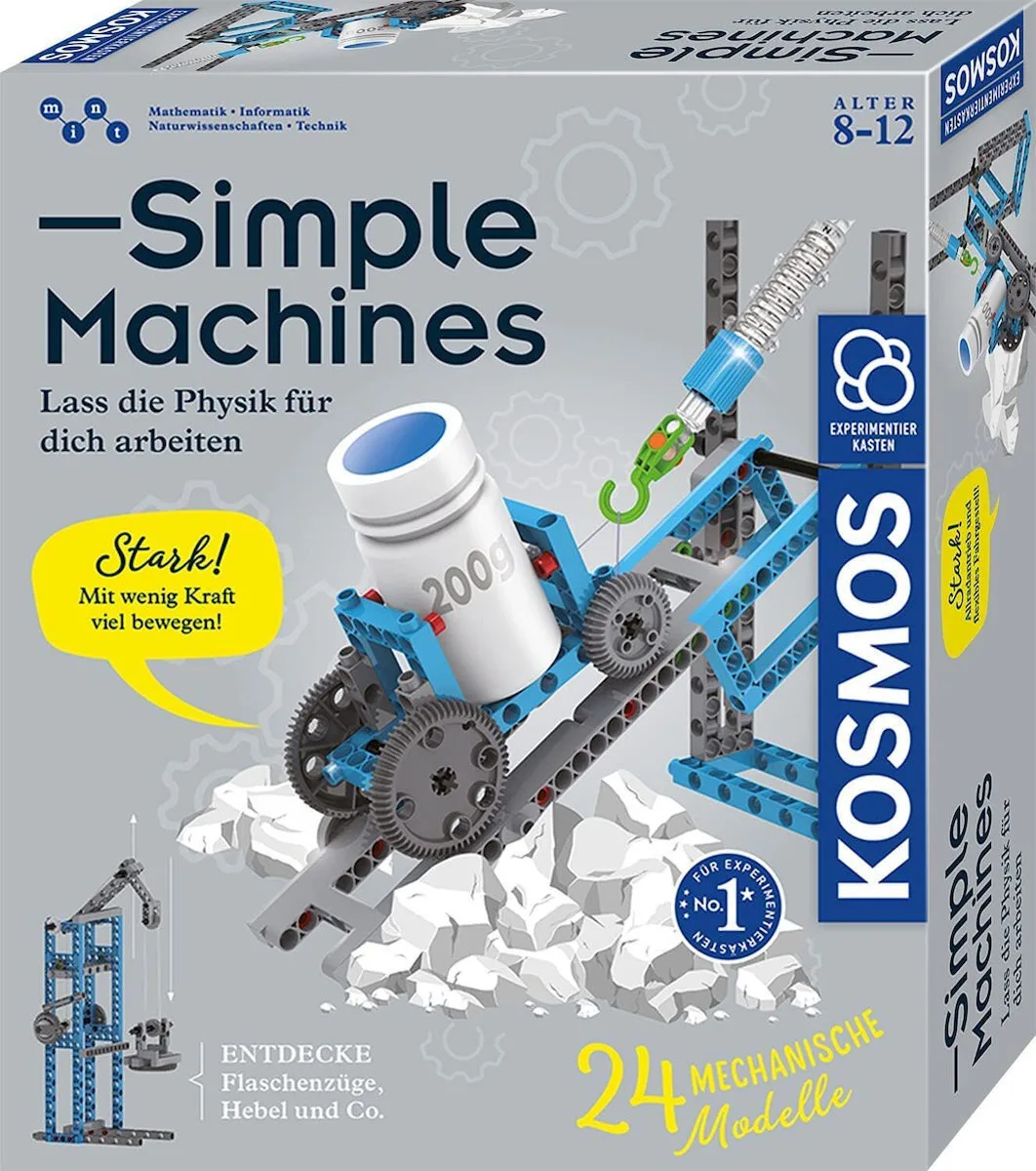 20250403161523_kosmos_simple_machines_ekpaideytiko_paichnidi_michanikis_gia_8_12_eton_620868 Kosmos Simple Machines STEM Εκπαιδευτικό Παιχνίδι Μηχανικής για 8-12 Ετών 620868 - Image 1