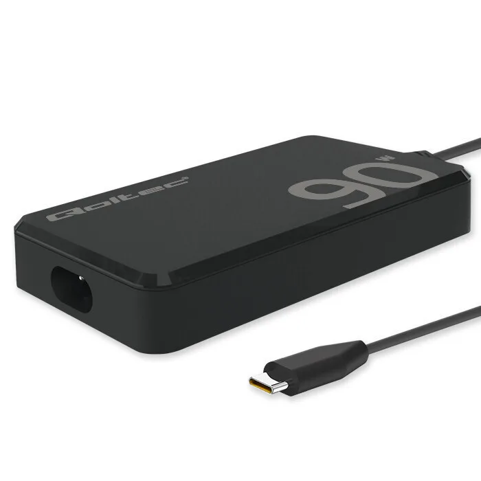20250414115609_fortistis_90w_gan_super_fast_slim_pd_5_20v_4_5a_usb_c_3_1_laptop_macbook_smartphone_qoltec Φορτιστής 90w Gan Super Fast Slim Pd 5-20v 4.5a Usb-c 3.1 Laptop Macbook Smartphone Qoltec - Image 1